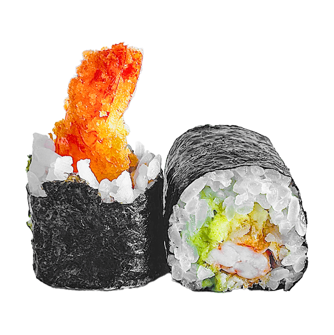 Langostinos con aguacate