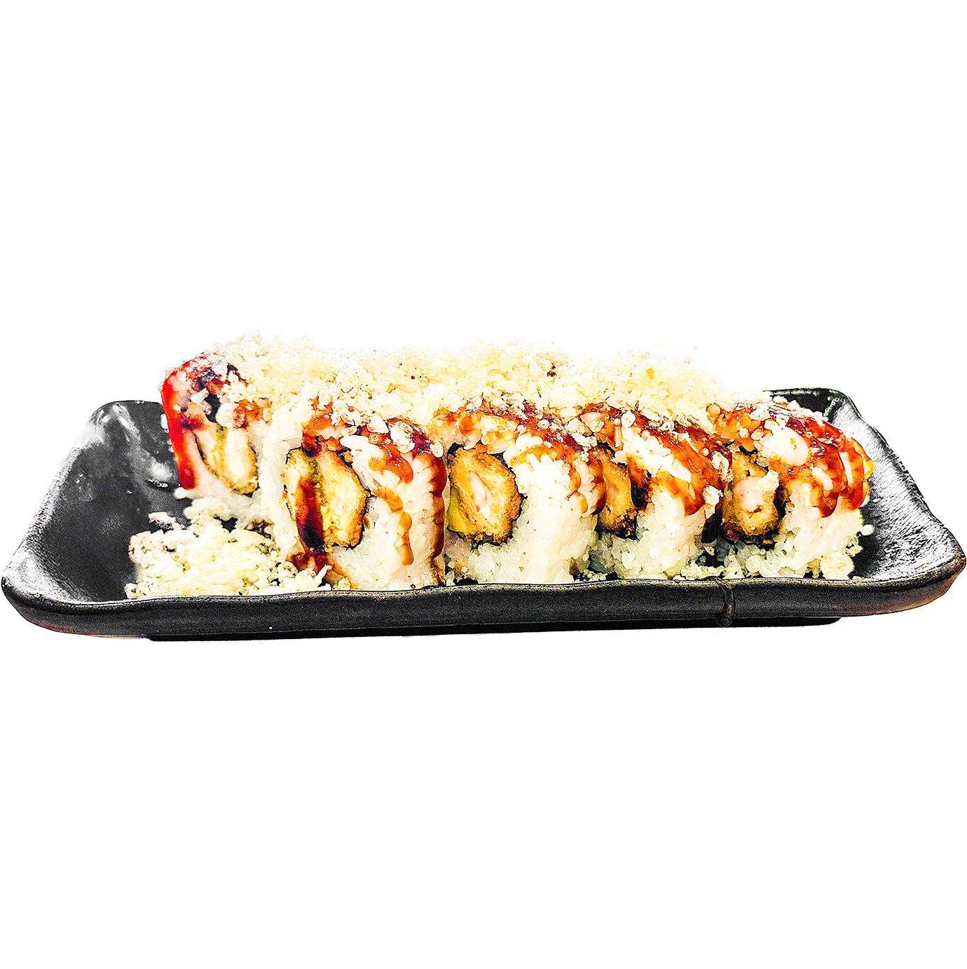 Langostinos con tempura granulo