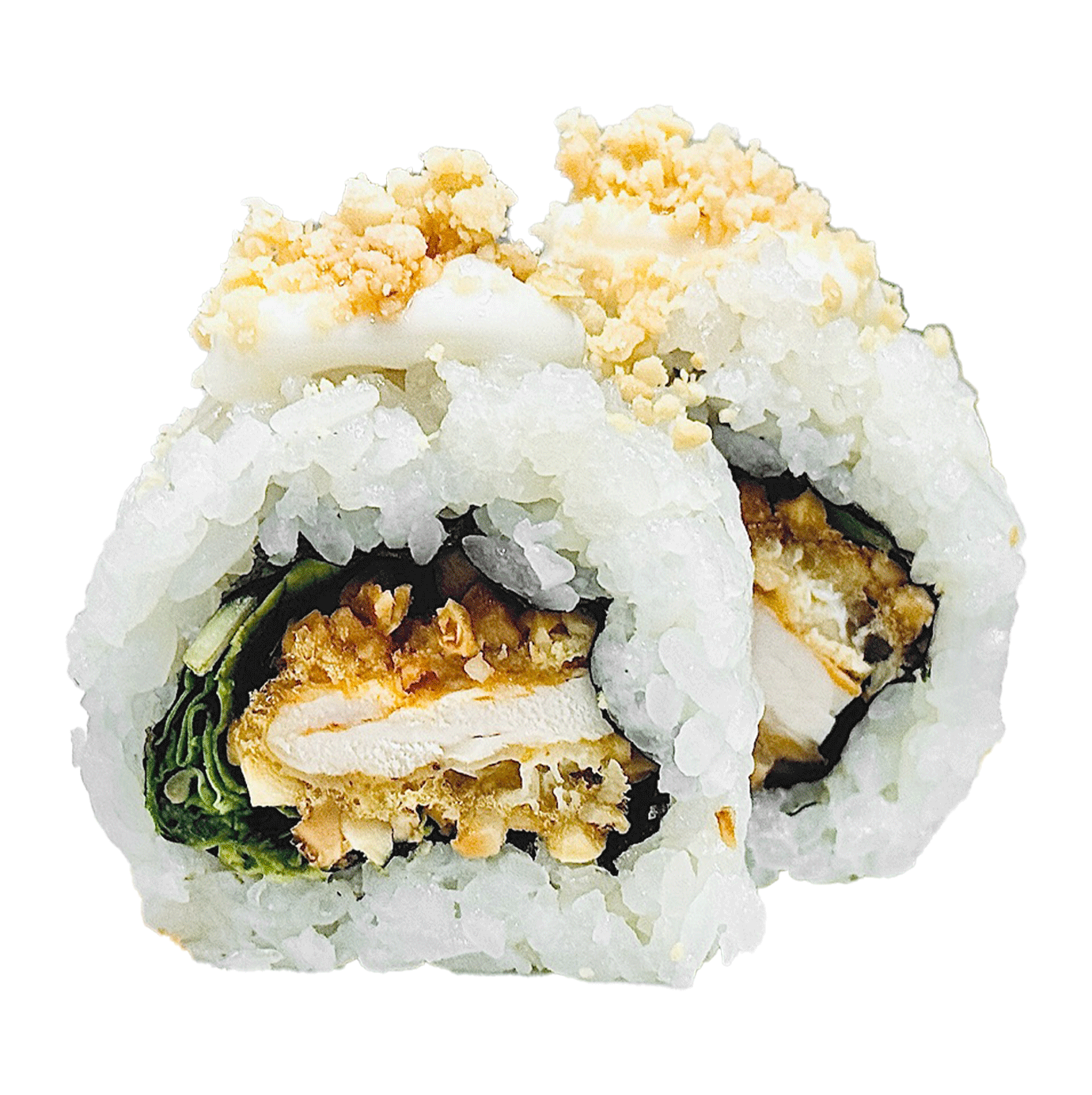 Frito almendra pollo roll