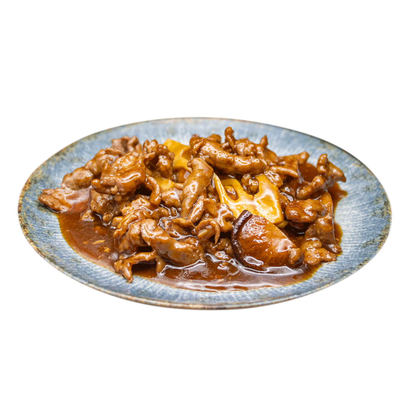 Ternera con champinones